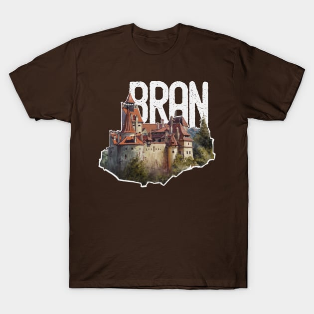 Bran castle T-Shirt by Vlad Gheneli